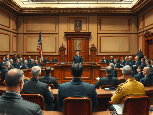 A court proceeding 