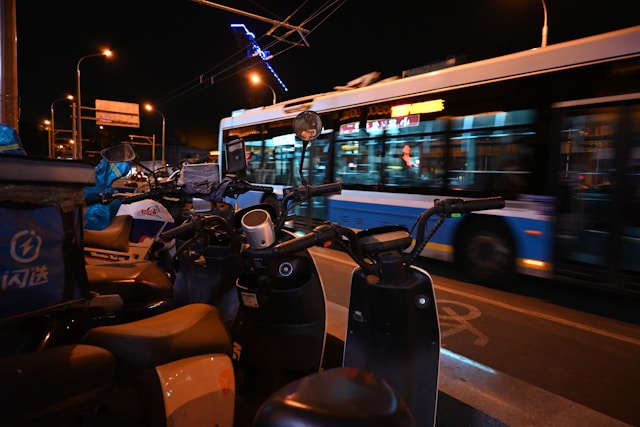 An electric bus